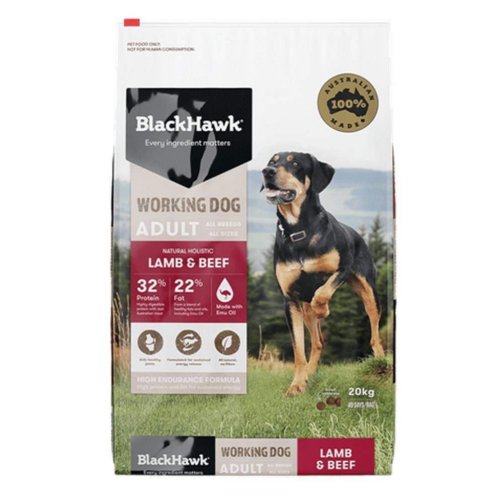 BlackHawk Adult Working Dog  Lamb & Beef 20kg