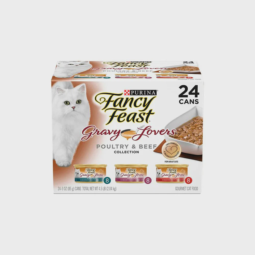 Fancy Feast Gravy Lovers 24x 85g