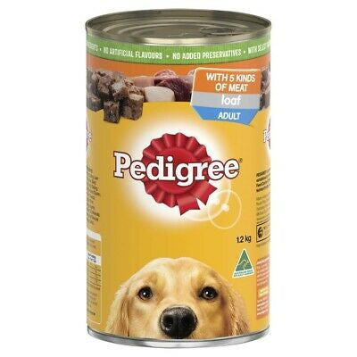 Pedigree 1.2kg  Loaf with 5 Kinds of Meat (12 cans)