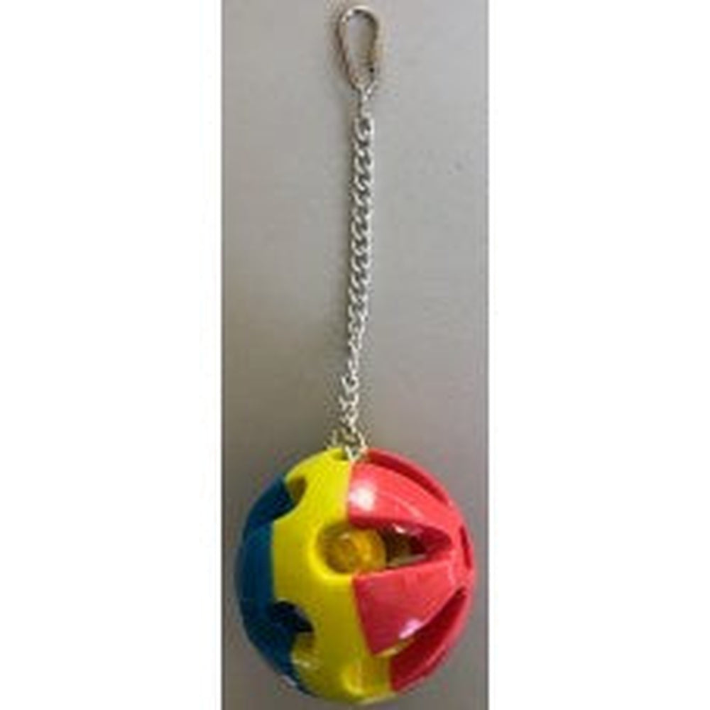 Large Hanging Ball 80mm with Chain Bird Toy